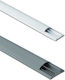 Viokar Canal de Cablu De podea din Plastic Gri Set 2buc