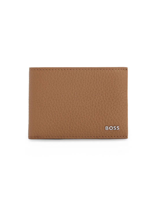 Hugo Boss Crosstown 6 Cc Δερμάτινο Ανδρικό Πορτοφόλι Καρτών Ταμπά