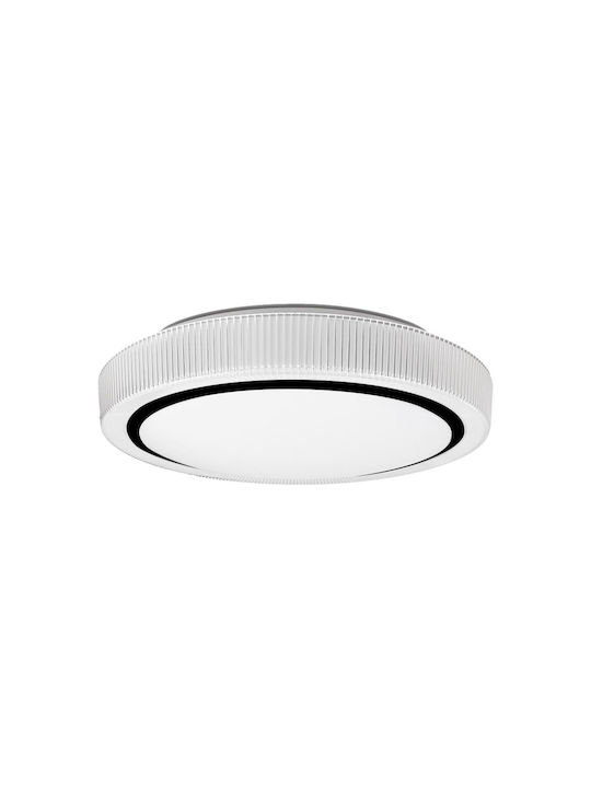 Eko Light Ceiling Mount Light 49cm White with Integrated LED