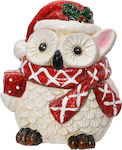 Kaemingk Christmas Ceramic Figure Owl Height 14...