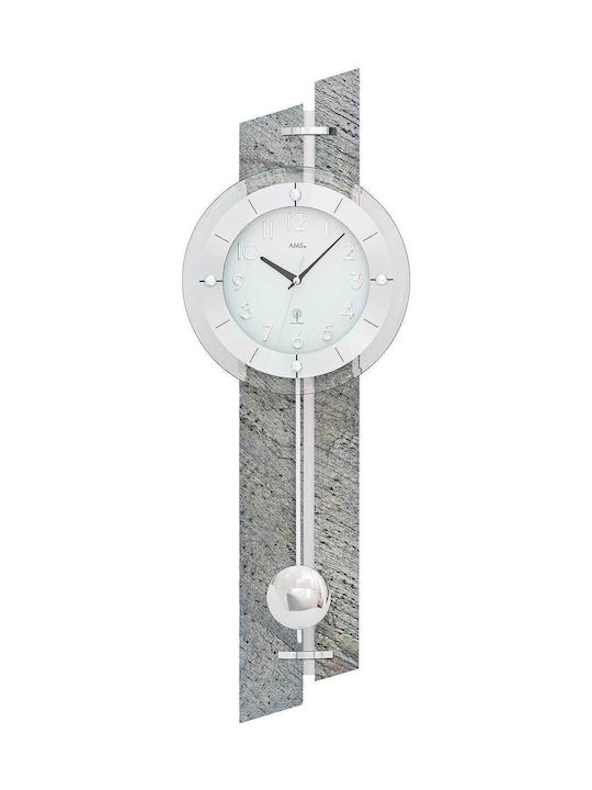 AMS Wall Clock White