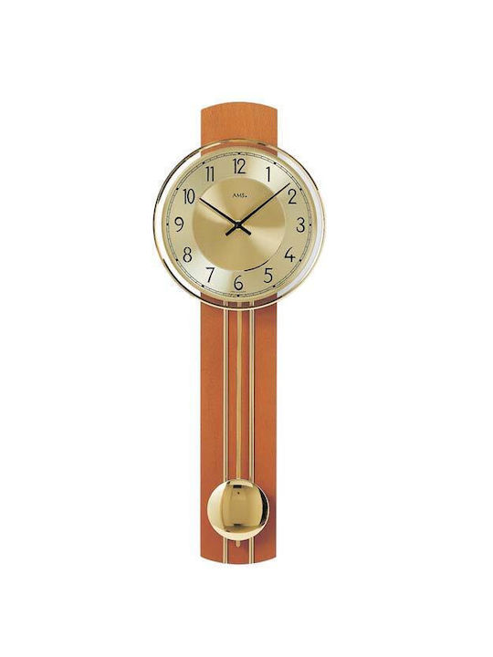 AMS Wall Clock Gold