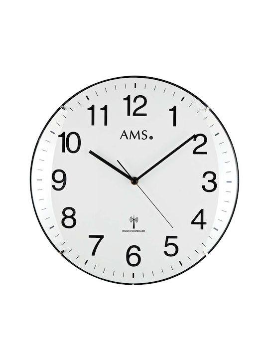 AMS Wall Clock White