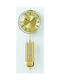 AMS Wall Clock Gold