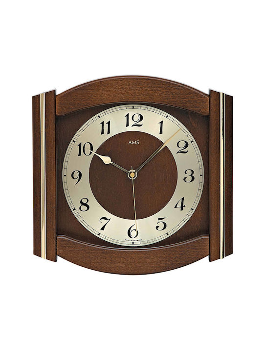 AMS Wall Clock Gold