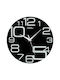 AMS Wall Clock Black