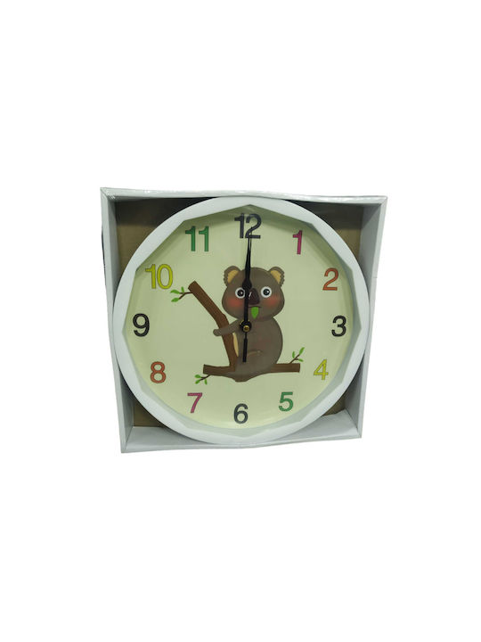 Plastic Wall Clock 26cm