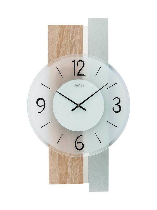 AMS Wall Clock Gray