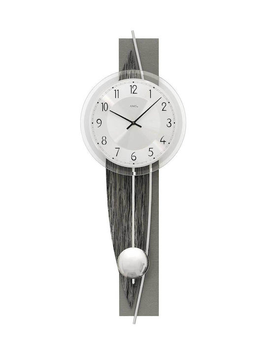 AMS Wanduhr Gray