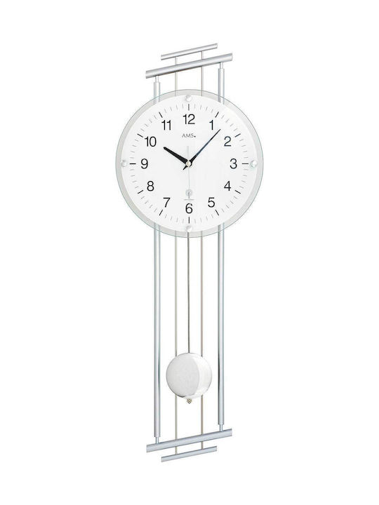 AMS Wall Clock White