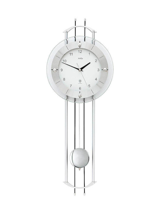 AMS Wall Clock White