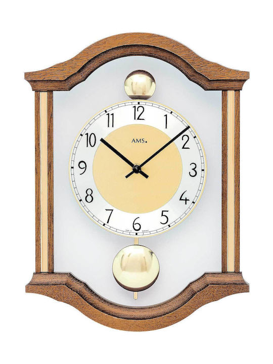 AMS Wall Clock Gold