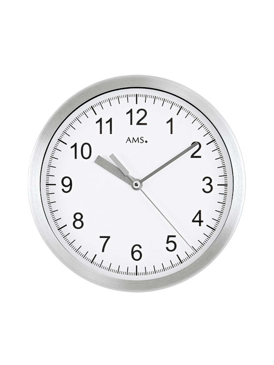 AMS Wall Clock White