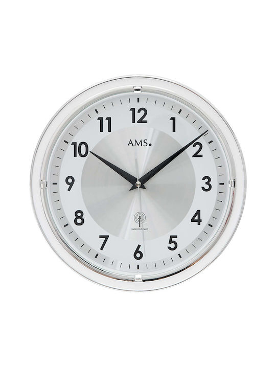 AMS Wall Clock Gray