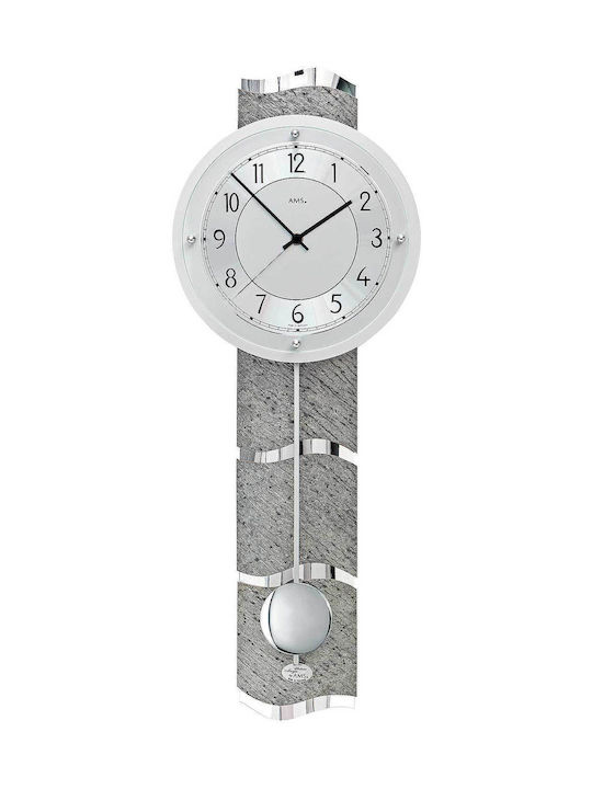 AMS Wanduhr Gray