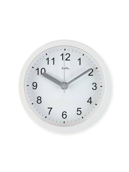 AMS Wall Clock White