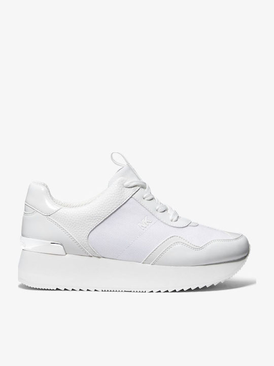 Adidași Flatforms Pentru Femei Alb Optic