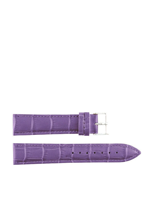 New Era Lederriemen Lila 18mm