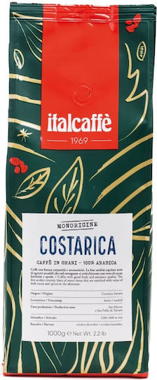 Italcafe Καφές Espresso Μονοποικιλιακός Arabica Costa Rica Single Origin σε Κόκκους 1kg