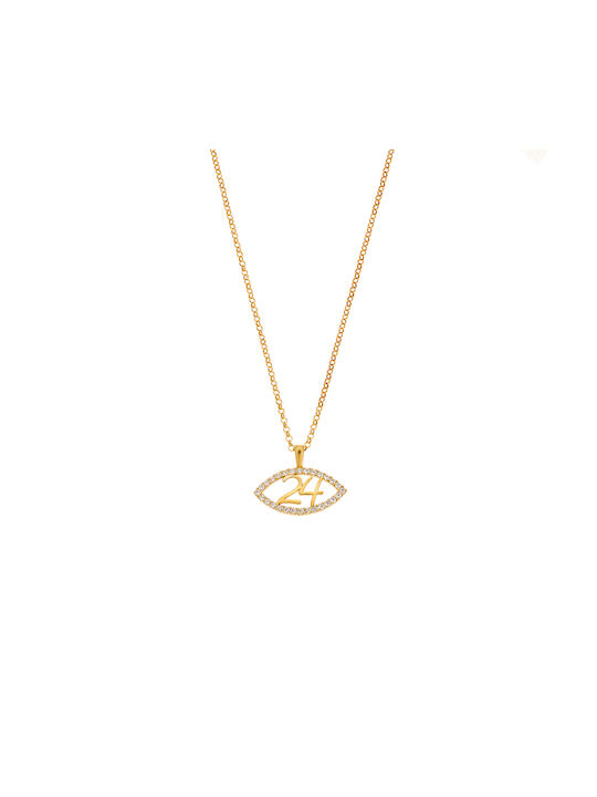 Necklace Talisman from Gold Plated Silver