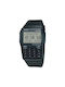 Casio Data Bank Digital Watch Battery with Black Rubber Strap