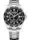 Victorinox Men's Watch 42mm Chronograph Battery with Silver Metal Bracelet