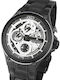 Jacques Lemans Men's Watch 43mm Chronograph Battery with Gray Metal Bracelet