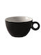 GTSA Torino Cup Coffee Porcelain Black 210ml