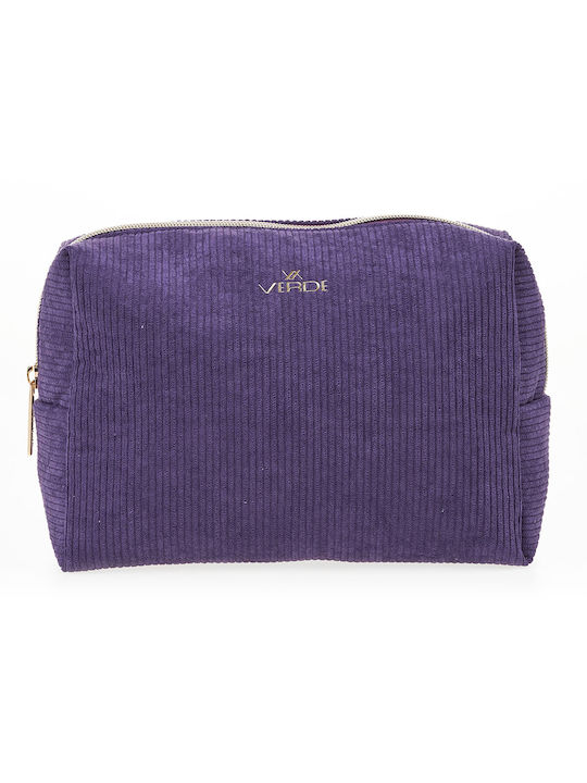 Verde Toiletry Bag in Purple color 23cm