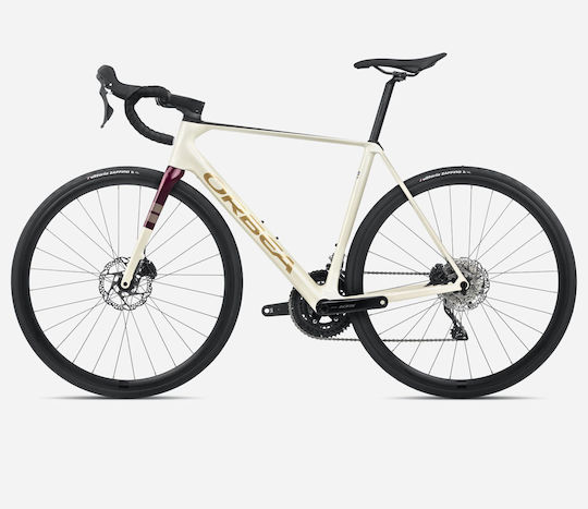 Orbea Orca M30i 28" 2024 Bej Bicicletă de Șosea cu 24 Viteze și Frâne pe Disc Hidraulice