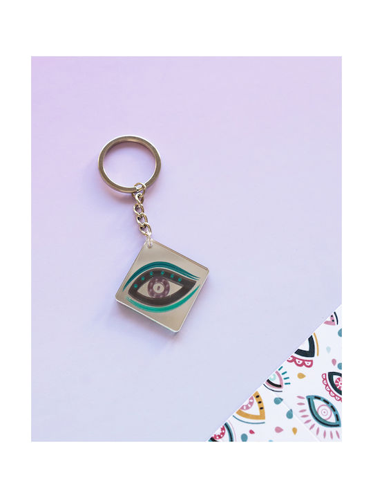 LifeLikes Keychain Πλακάκι Τύχη Plastic Eye