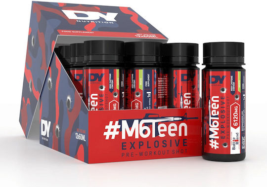 Dorian Yates M6teen Liquid Специално Добавка Предтренировъчен 12 x 60ml Мохито