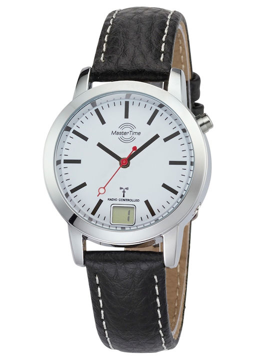 Damen Uhr mit Schwarz Lederarmband