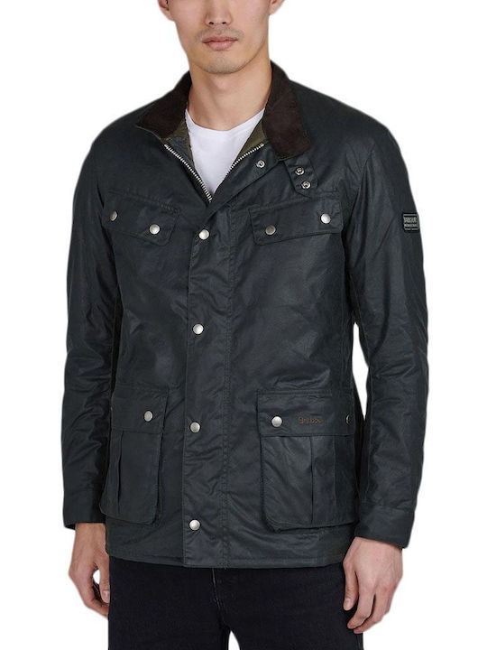 Barbour Herren Winter Jacke Lässig Schwarz