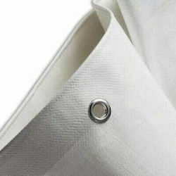 Dalimond Waterproof Tarpaulin 250gr/m² 8x10m Heavy Duty White