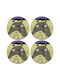 Koupakoupa Totoro From My Neighbor Totoro Round Coaster Wooden Beige 4pcs