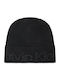 Beanie Unisex Σκούφος Πλεκτός σε Μαύρο χρώμα