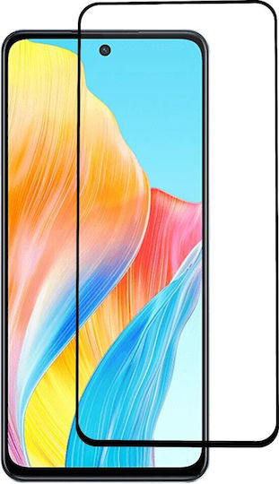 Full Glue Full Face Tempered Glass Black (Oppo A98)