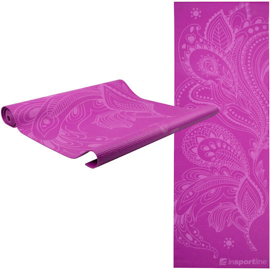 inSPORTline Spirit Στρώμα Γυμναστικής Yoga/Pilates Μωβ (172x61cm)