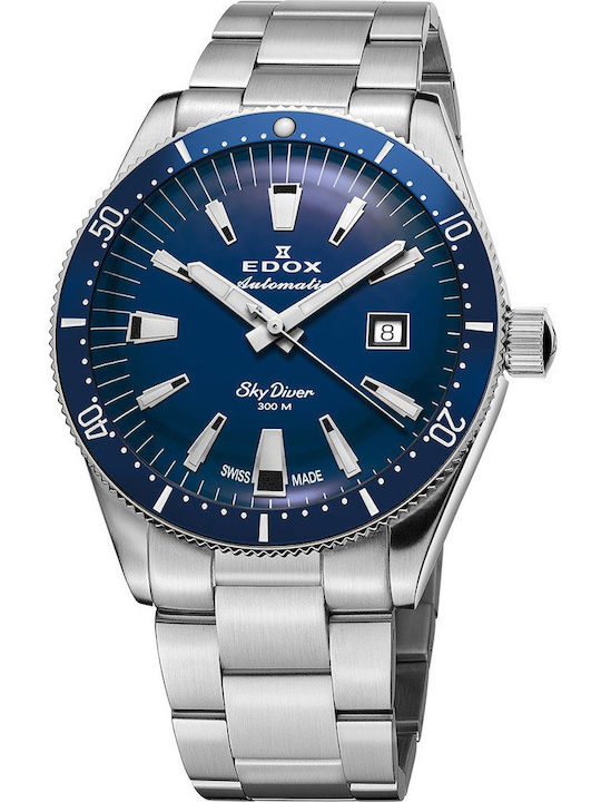 Edox Women's Watch Automatic with Silver Metal Bracelet