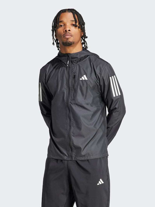 Own the Run Athletic Jacket Windproof Black