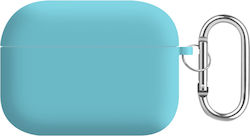 Sonique Case Silicone with Hook in Turquoise color for Apple AirPods Pro 2