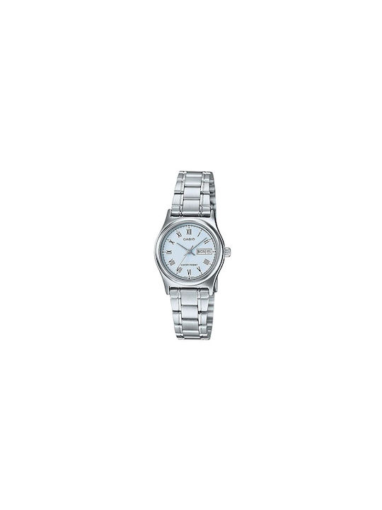 Casio Standard Uhr mit Silber Metallarmband