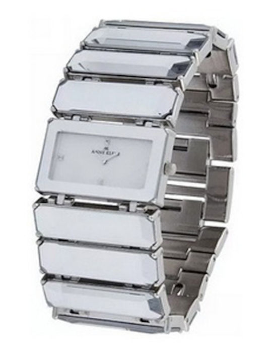 Anne Klein Women's Watch with Silver Metal Bracelet