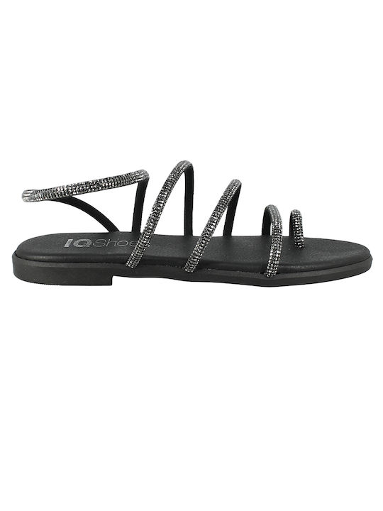 IQ Shoes Piele sintetică Women's Sandals Negru