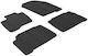 Auto Gs Set of Front and Rear Mats 4pcs for Ford Galaxy Black
