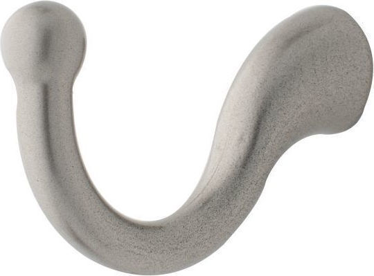 Zogometal 980 Metal Nickel Matte Wall Hanger Single 6.5x4cm Zogometal 980 Metal Nickel Matte Wall Hanger Single 6.5x4cm