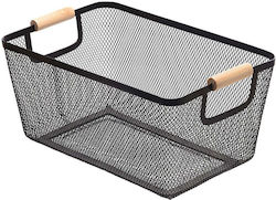 Estia Bamboo Essentials Кошница за съхранение Черен 35x23x16см 1бр