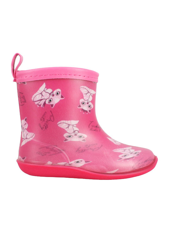Cizme de cauciuc pentru copii Fuchsia
