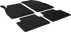 Auto Gs Set of Front and Rear Mats 4pcs for Opel Insignia Black